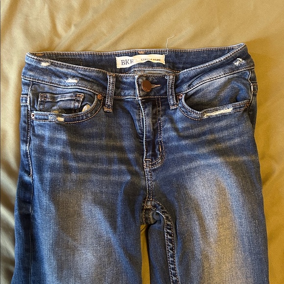 BKE Stella Mid-Rise Dark Blue Jeans - Picture 2 of 5